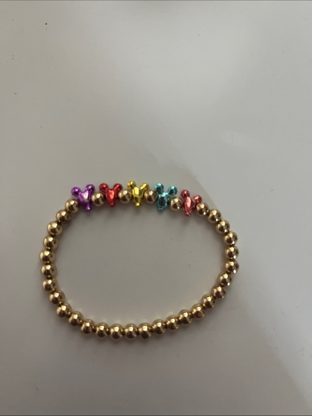 BaubleBar Mickey Balloons Beaded Bracelet